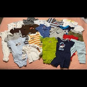 Bundle of 3 Months Baby Boy Clothes